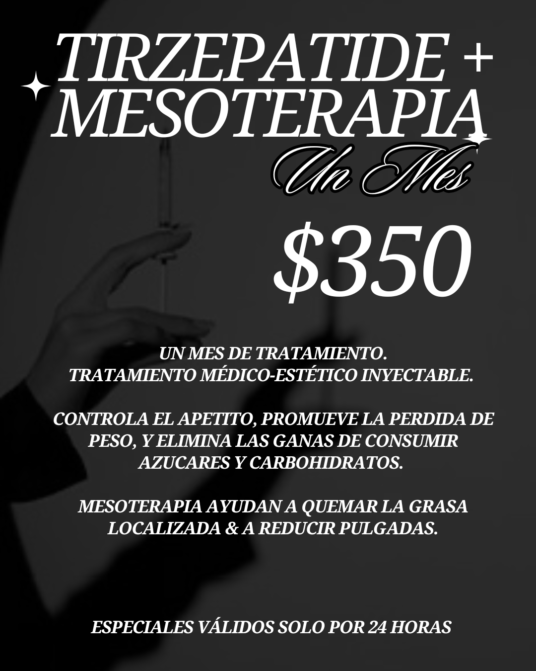 TIRZEPATIDE + MESOTERAPIA GRATIS