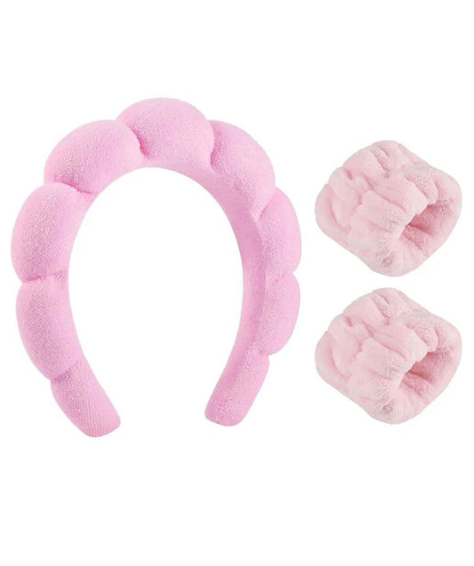 PINK HEADBAND SET