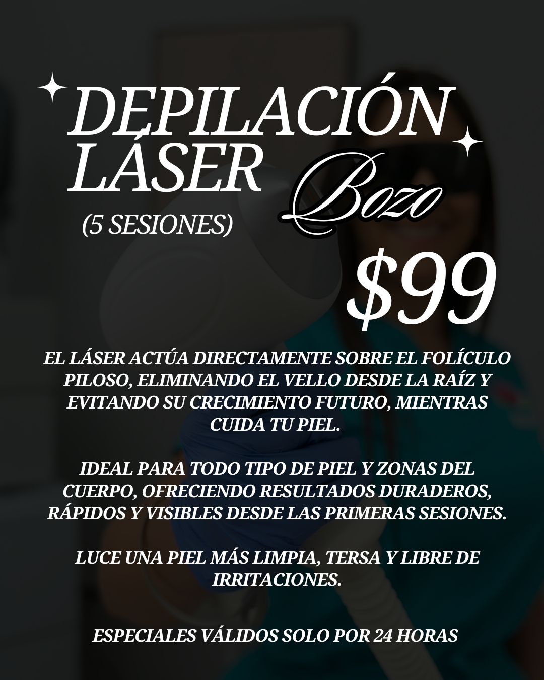 DEPILACIÓN LÁSER EN BOZO